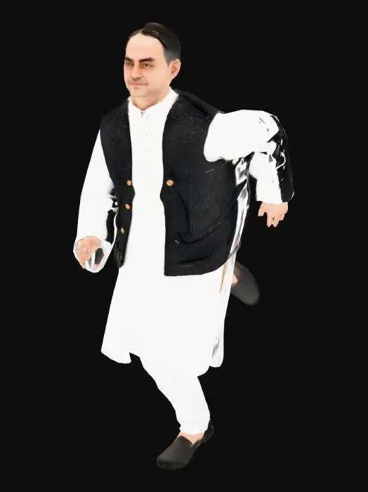 3D model for Man in Traditional Attire