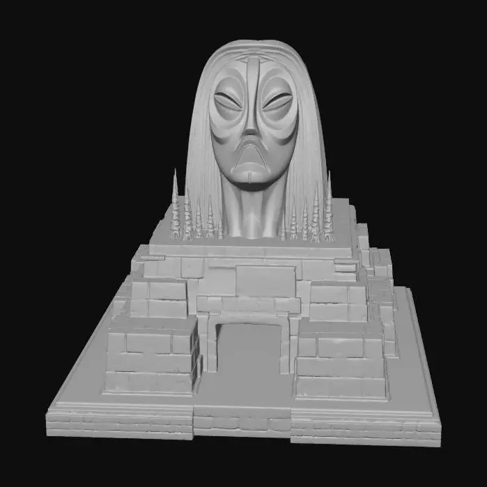 3D model for Time Machine Sphinx (Wah Chang, 1960)