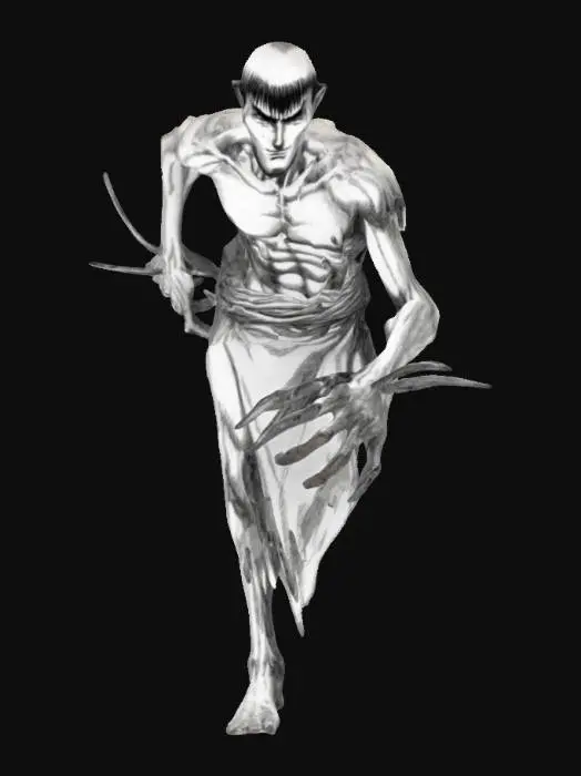 3D model for a skinny apostle from berserk manga