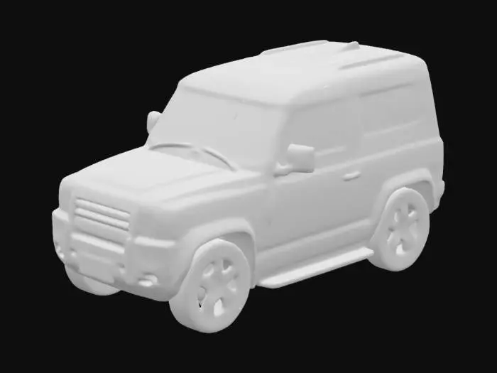 3D model for Land Rover Defender 90