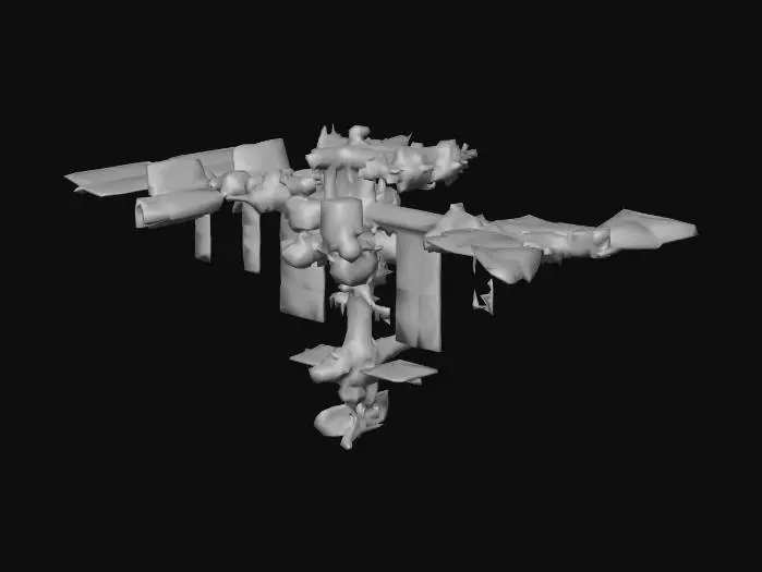 3D model for International Space Station in Orbit