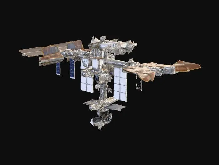 3D model for International Space Station in Orbit