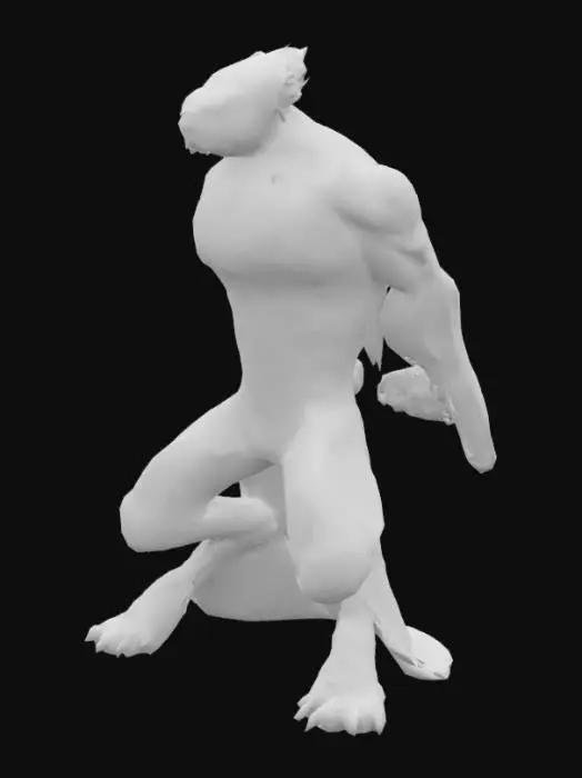 3D model for Beast Warrior