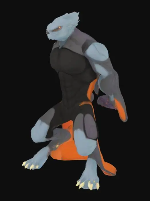 3D model for Beast Warrior