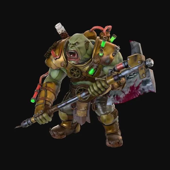 3D model for Orc Warrior Engineer