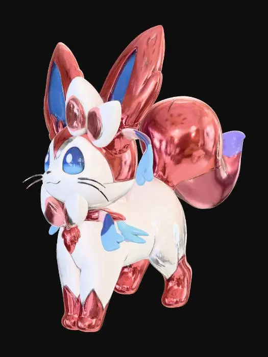 3D model for Sylveon's Charm