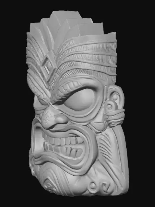 3D model for Tiki Guardian