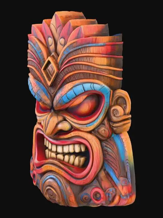 3D model for Tiki Guardian