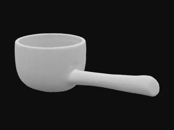 3D model for Wooden Scoop
