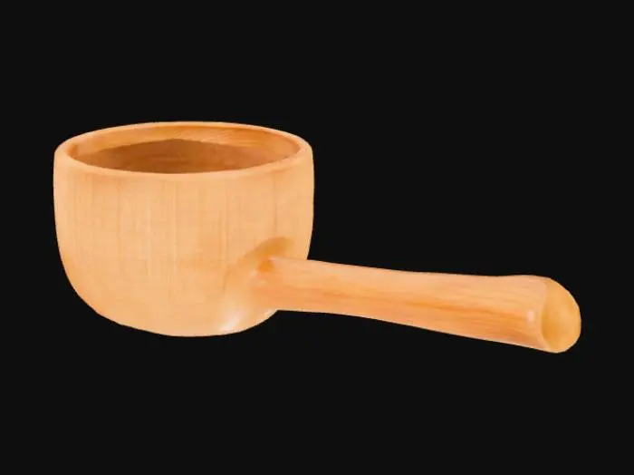 3D model for Wooden Scoop