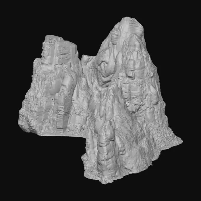 3D model for Majestic Peaks