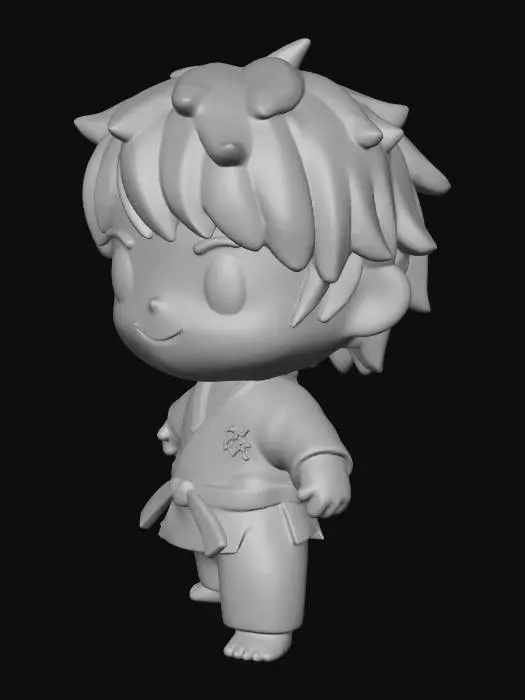 3D model for Martial Arts Kid