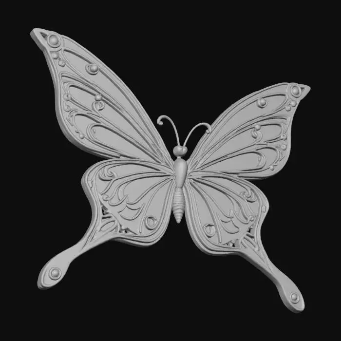 3D model for Schmetterling