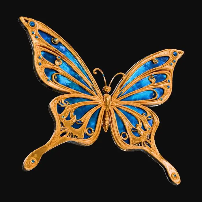 3D model for Schmetterling