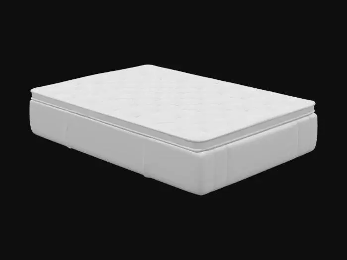 3D model for The image shows a comfortable and modern-looking gray Nautica mattress with a quilted cover and the brand's logo visible on the side.