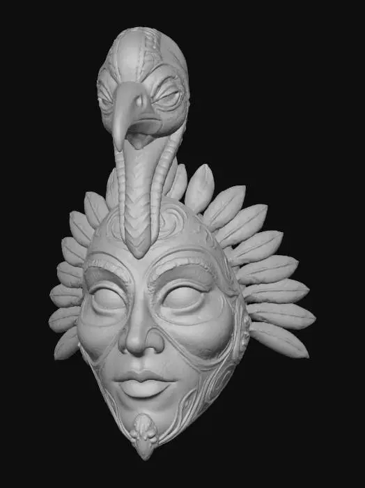 3D model for Eagle Masquerade, #Thanksgiving#