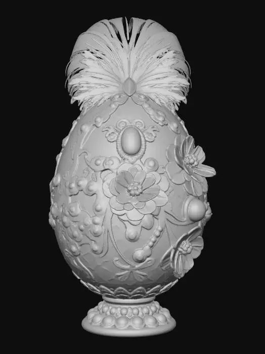 3D model for Feathered Elegance Egg, #EasterEgg2026#