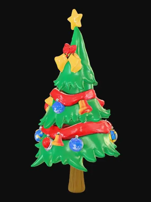 3D model for Festive Christmas Tree