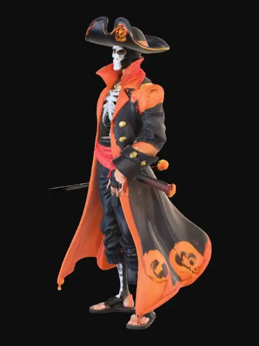 3D model for #Halloween2025#, zorro from onepiece