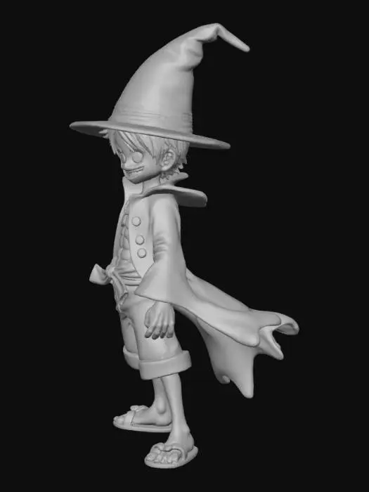3D model for #Halloween2025#, monkey d luffy
