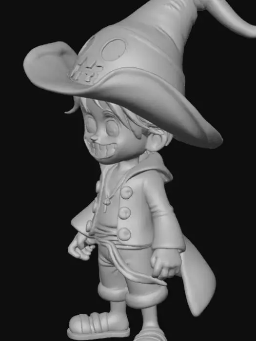 3D model for #Halloween2025#, monkey d luffy