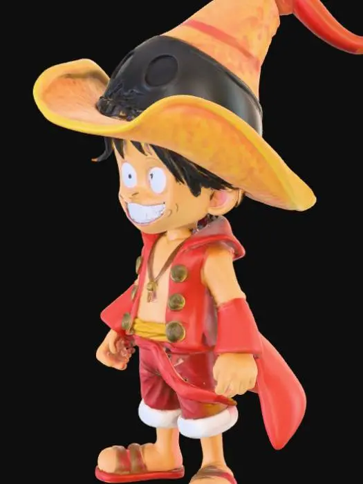 3D model for #Halloween2025#, monkey d luffy