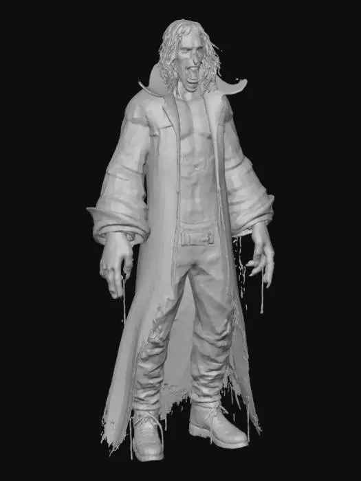 3D model for #Halloween2025#, blood thirsty ,savage vampire