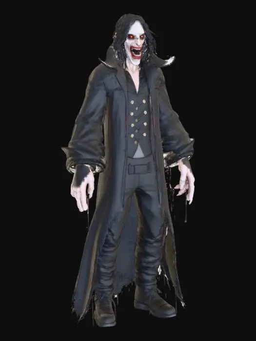 3D model for #Halloween2025#, blood thirsty ,savage vampire
