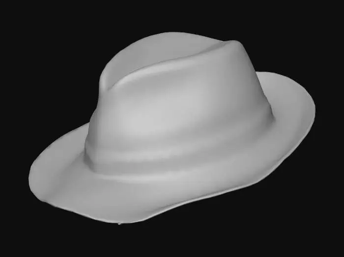 3D model for low poly hat