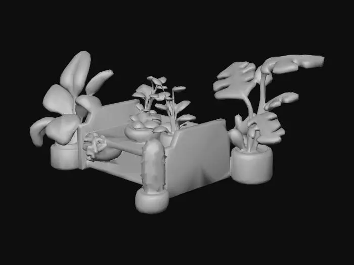 3D model for Pixel Plant Paradise