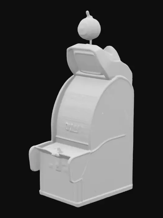 3D model for Big Bass Wheel Ticket Machine