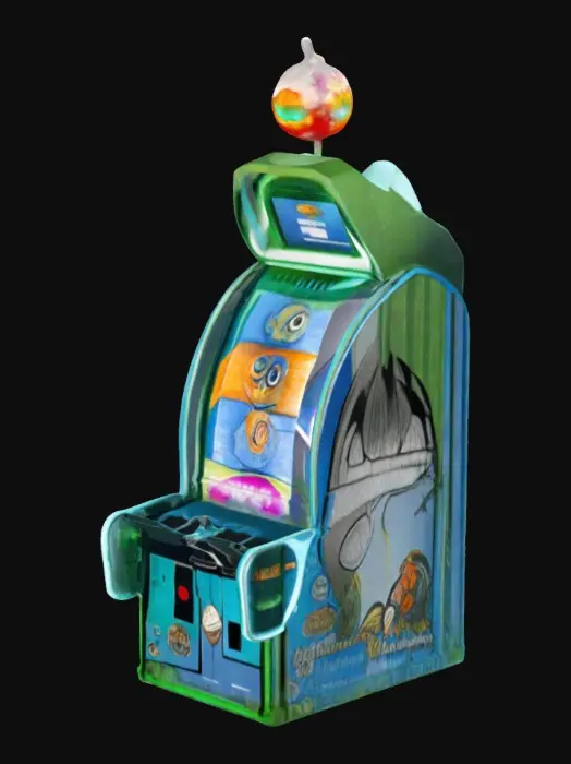 3D model for Big Bass Wheel Ticket Machine