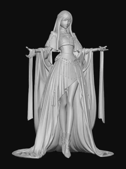 3D model for Empress of the Golden Dawn