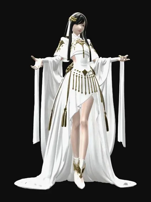 3D model for Empress of the Golden Dawn
