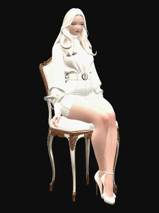 3D model for Ivory Elegance
