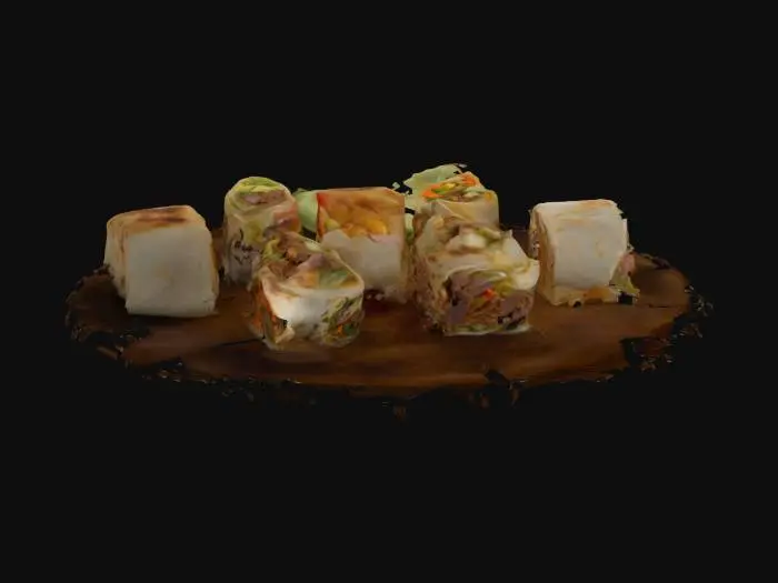 3D model for Sliced Chicken Wraps