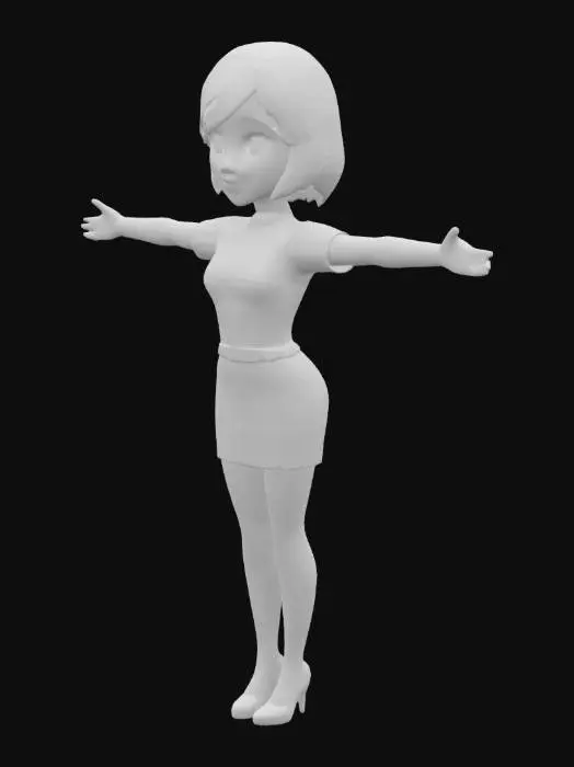 3D model for Character Greeting