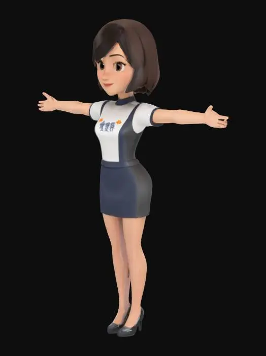 3D model for Character Greeting