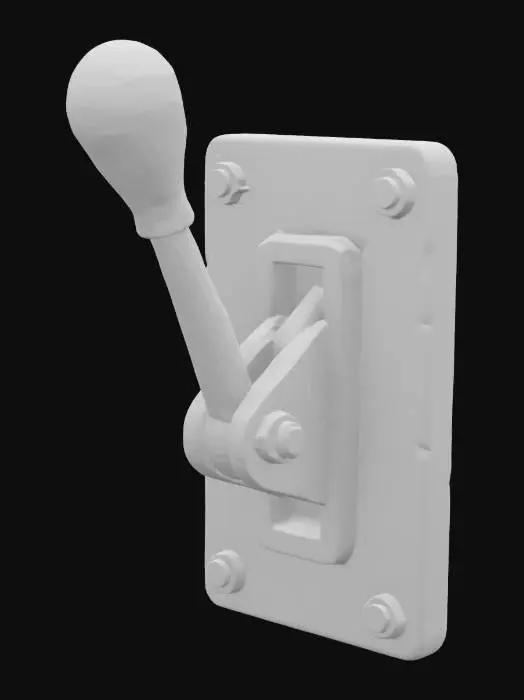 3D model for Rustic Power Switch
