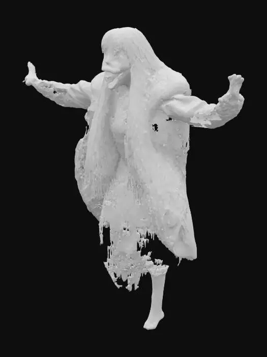 3D model for Kuchisake-Onna