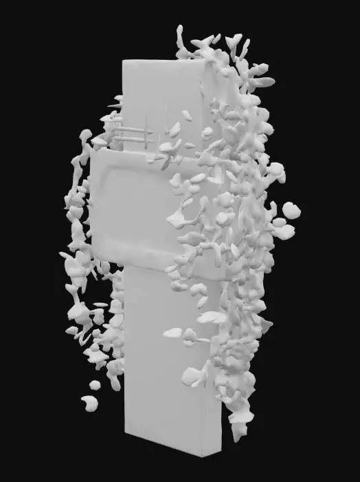 3D model for Vines wrapping around signage
 A dark, atmospheric visual style for a game set in a dystopian, post-apocalyptic version of urban Japan. The world is quiet and haunting, inspired by Japanese ghost stories and folklore. Streets are narrow and shadowed, with crumbling buildings made of aged wood and concrete. Architecture shows signs of decay—shattered windows, peeling paint, moss-covered walls, and tangled vines reclaiming the structures. Environments are cluttered with forgotten objects: broken crates, old signage, cracked pavement, and scattered debris.