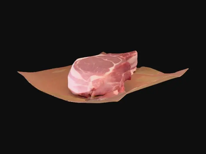 3D model for Pork Chop Presentation