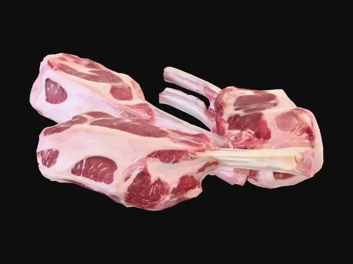 3D model for Lamb Chops on Slate