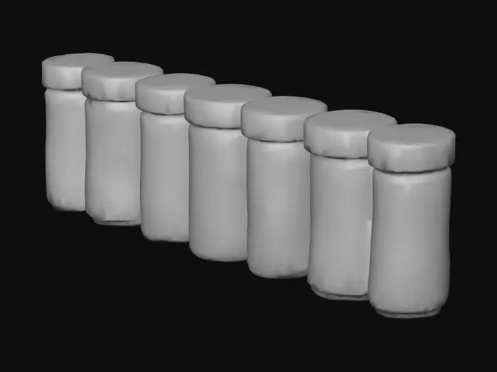 3D model for Spice Jars Collection