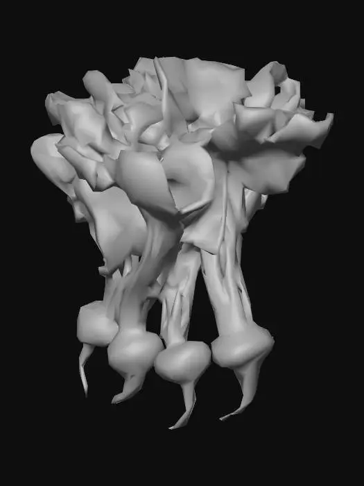 3D model for Beet Bouquet
