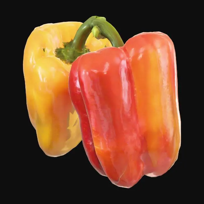 3D model for Bell Pepper Duo