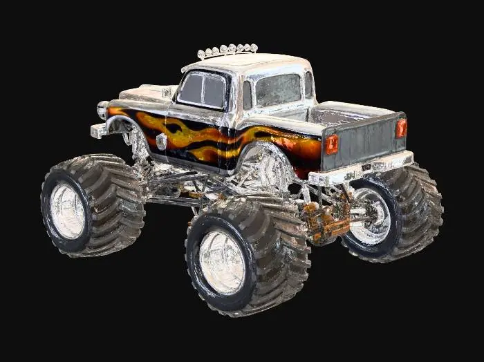 3D model for MONSTER MOTORCYCLE TRUCK