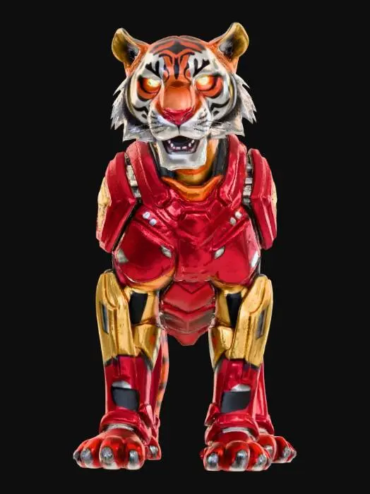 3D model for TIGER/IRON MAN MASHUP