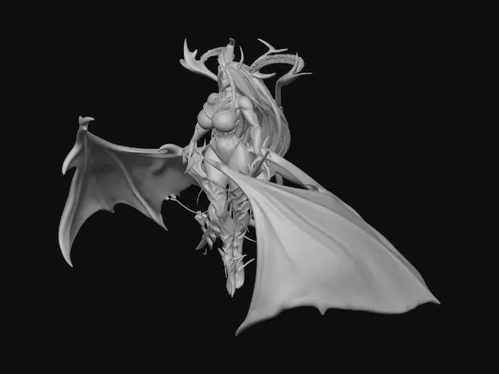 3D model for Violet Veil Empress