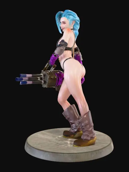 3D model for Neon Graffiti Gunner